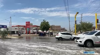 Piura: Lluvia causó aniego en la ciudad