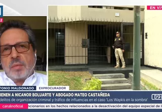 Antonio Maldonado, exprocurador: “Se trata de obstruir la acción de la justicia por medio de la desactivación del equipo policial que apoya al EFICCOP”