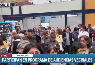 Audiencias Vecinales: Relanzan programa de diálogo entre vecinos y autoridades