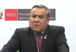 Gustavo Adrianzén sobre mociones de vacancia presidencial: “No vamos a permitir que quieran quebrar la gobernabilidad del país”