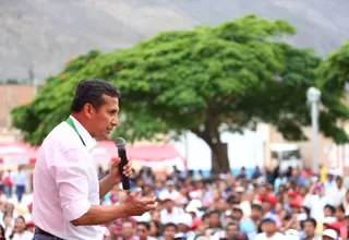 Presidente Humala dijo que no permitirá que "ruido político" distraiga al Gobierno