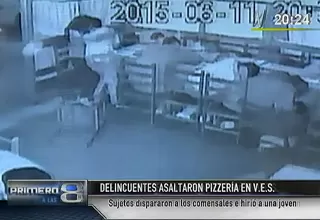 Video muestra cómo delincuentes asaltaron una pizzería en Villa El Salvador