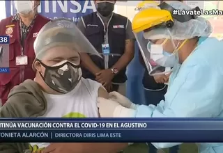 El Agustino: Más de 30 mil adultos mayores y 300 personas con síndrome de Down inoculados en Lima Este