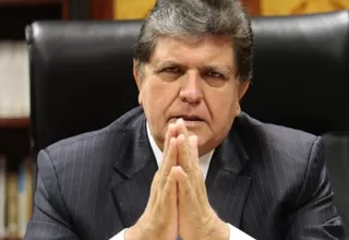 Alan García denuncia "odio y temor político" detrás de la 'Megacomisión'