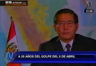 Alberto Fujimori: imágenes del autogolpe del 5 de abril