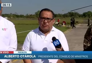 Alberto Otárola: “El Huallaga estaría retomado por el narcotráfico”