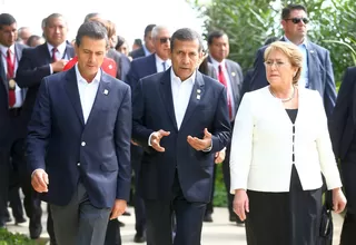 Alianza del Pacífico: Humala, Bachelet y Peña Nieto se despidieron de Paracas