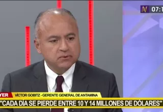 Antamina: "Por cada día de paralización el Perú deja de ganar entre 10 y 14 millones de dólares"