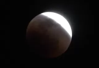 Así fue el eclipse total de Luna