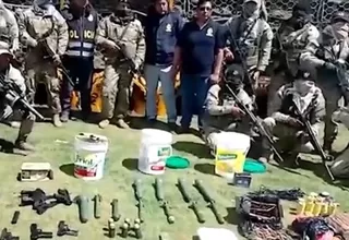 Ayacucho: Hallan escondite terrorista e incautan armamento