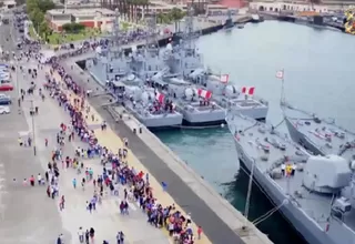 Base Naval del Callao ofrece ingreso gratuito para ver buques y submarinos