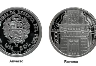 BCR lanza moneda de plata alusiva a los 200 años de la Biblioteca Nacional del Perú