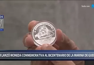 BCR lanza moneda de plata por el bicentenario de la Marina de Guerra del Perú