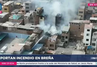 Breña: Reportan incendio de código 2 en vivienda