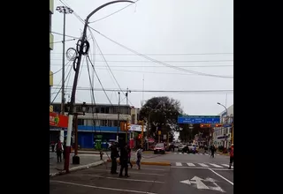 Callao: alertan sobre riesgo de cables expuestos en avenida Sáenz Peña