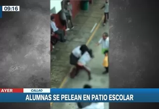 Callao: Escolares protagonizaron una pelea en las instalaciones de su colegio 