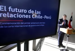 Canciller chileno dijo que fallo de La Haya debe "marcar un antes y un después"