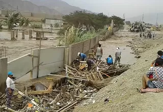 Carapongo: vecinos acusan a Rutas de Lima por desborde del río Rímac