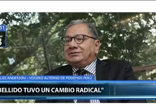 Carlos Anderson sobre cuestión de confianza: Guido Bellido tuvo un cambio radical