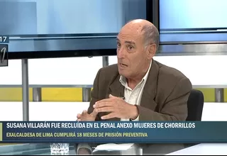 Carlos Tapia: Susana Villarán causa hoy decepción e indignación