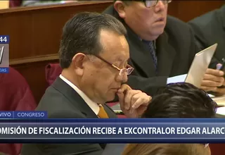 Caso Chinchero: excontralor Edgar Alarcón se presenta en el Congreso