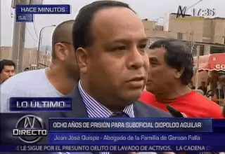 Caso Gerson Falla: abogado de la familia indignado por absolución de cuatro implicados