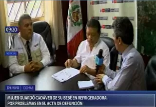 Hospital Sergio Bernales costeará entierro de bebé y aplicará sanciones