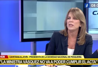 Cayetana Aljovín: "La primera ministra Vásquez no va a poder cumplir el acta"