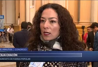 Cecilia Chacón considera que Martín Vizcarra está “obsesionado” con el Congreso
