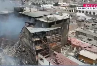 Cercado de Lima: Edificio podría colapsar tras incendio