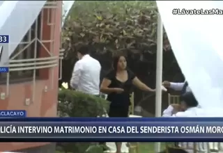 Chaclacayo: Intervienen un matrimonio que se celebrada en casa de senderista Osmán Morote