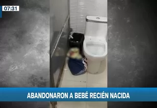 Chorrillos: Mujer abandonó a recién nacido en baño de galería