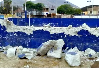 Chorrillos: vecinos se encadenan a losa deportiva para evitar demolición