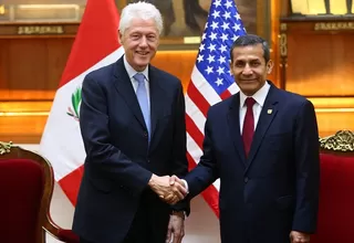 Clinton en Lima: expresidente de EE.UU. se reunió con Ollanta Humala