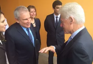 Clinton en Lima: ex presidente de EE.UU. se reunió con Castañeda Lossio