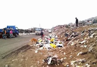 Continúan denuncias de basura acumulada en calles de SJM