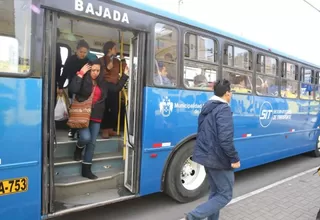Corredor Azul: hoy y mañana buses desviarán su recorrido hasta la 1 p.m.