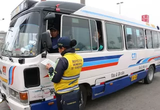 Corredor Javier Prado: envían al depósito más de 350 vehículos informales 