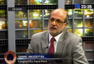 Daniel Abugattás: la ley de las AFP nació de un lobby