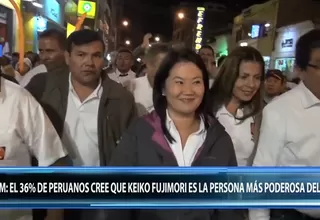 Datum: 36% cree que Keiko Fujimori es la persona con más poder en el Perú