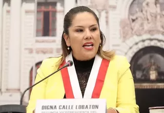 Digna Calle: Mesa Directiva rechazó su pedido de licencia 