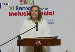 Dina Boluarte: Presidenta destacó el compromiso del Gobierno por la inclusión social 