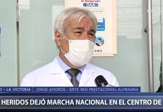 Director Hospital Almenara: "Heridas de manifestantes serían a causa de perdigones, no de balas"