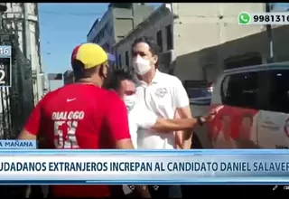 Elecciones 2021: Daniel Salaverry discutió en la calle con ciudadano venezolano