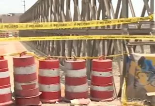 Puente Bailey ubicado sobre río Huaycoloro permanecerá clausurado 