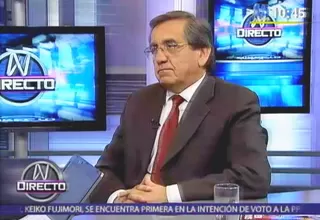 Ex ministro Del Castillo: Ollanta Humala no cree en el diálogo