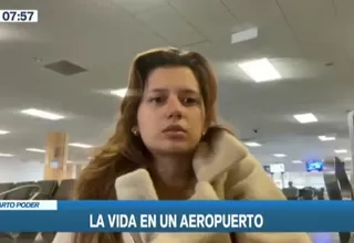 Extranjera lleva un mes viviendo en el Aeropuerto Jorge Chávez