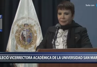 Falleció vicerrectora académica de la Universidad San Marcos, Elizabeth Canales
