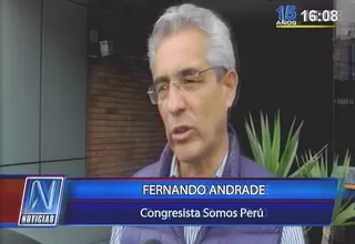 Fernando Andrade: Perú Posible presentó proyecto de ley contra el voto golondrino
