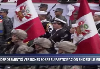 Fiestas Patrias: Fuerzas Armadas sí participarán en desfile militar